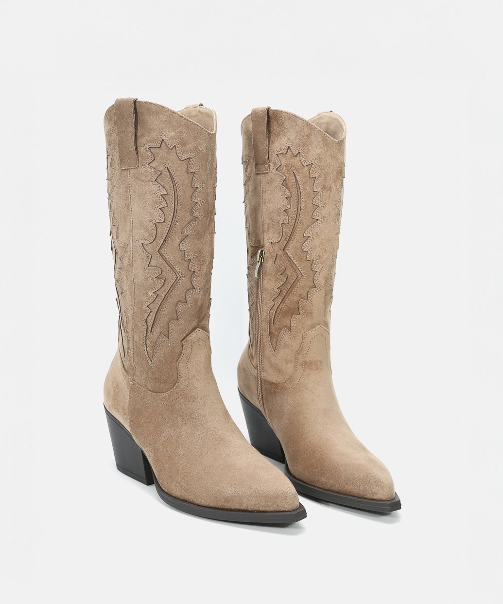 Botas cowboy bordado salto image number null